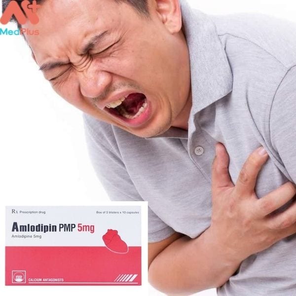Thuốc Amlodipin PMP 5mg chống tăng huyết áp và đau thắt ngực