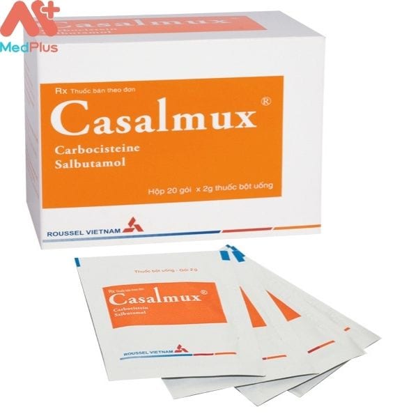 Thuốc Casalmux điều trị rối loại tiết dịch, viêm phế quản