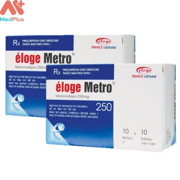 Thuốc Éloge Metro 250mg - kháng sinh điều trị nhiễm khuẩn