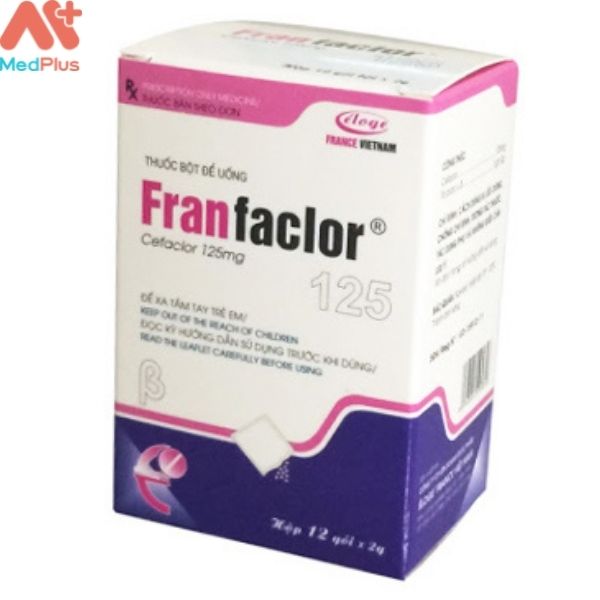 Thuốc Franfaclor 125mg giúp điều trị nhiễm khuẩn
