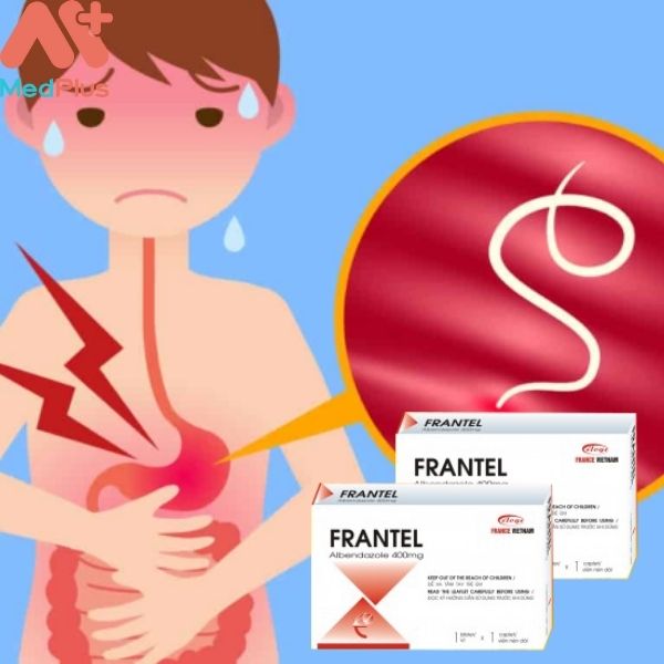 Thuốc Frantel điều trị nhiễm ký sinh trùng đường ruột