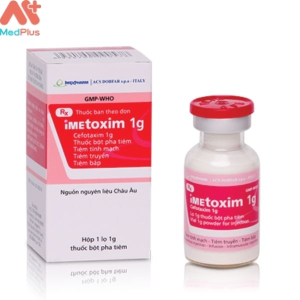 Thuốc Imetoxim 1g điều trị nhiễm khuẩn, hỗ trợ chống viêm