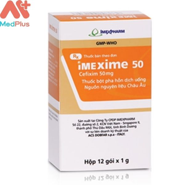 Thuốc kháng sinh Imexime 50mg chống viêm hiệu quả