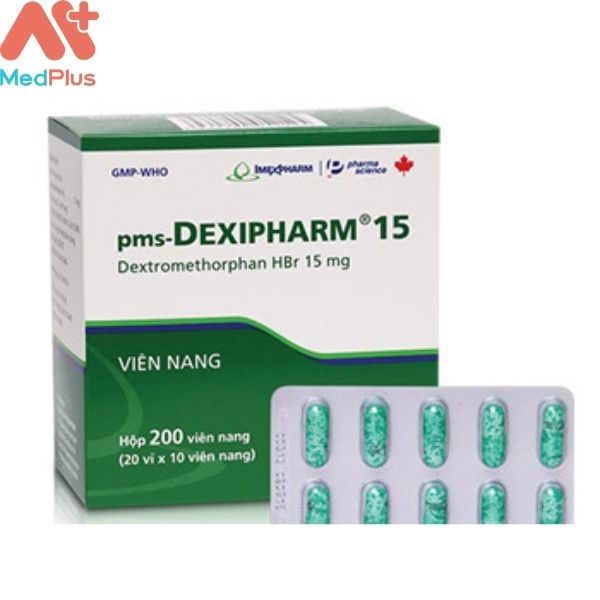 Thuốc pms-Dexipharm 15mg điều trị bệnh ho hiệu quả