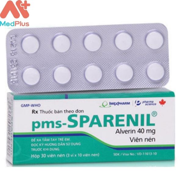 Thuốc pms-Sparenil 40 chống co thắt cơ trơn đường tiêu hóa