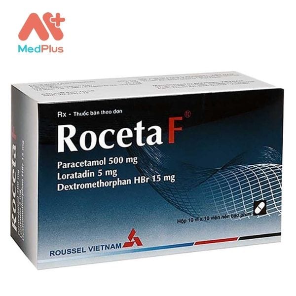 Thuốc Roceta F trị cảm cúm, dị ứng mũi, giảm đau, hạ sốt