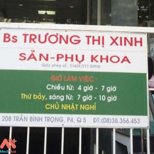 Phòng khám Sản phụ khoa Bs Trương Thị Xinh là địa chỉ thăm khám uy tín