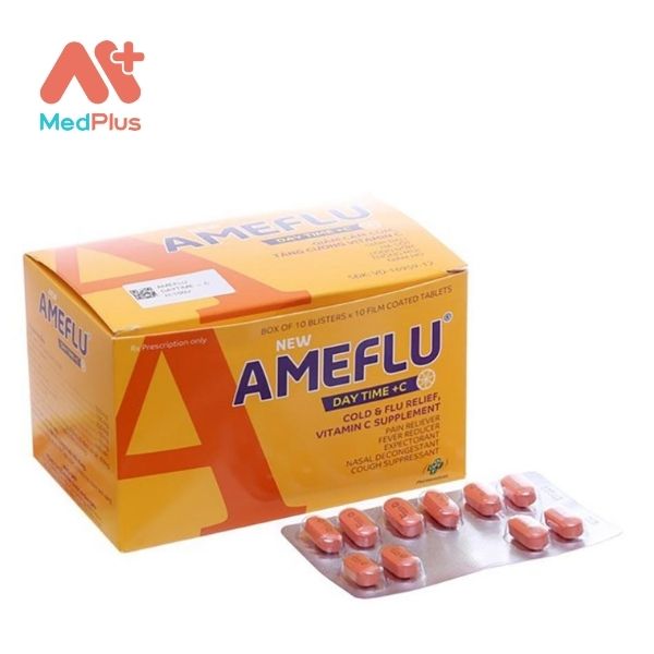 Thuốc New Ameflu Day Time+C làm giảm triệu chứng bệnh cảm