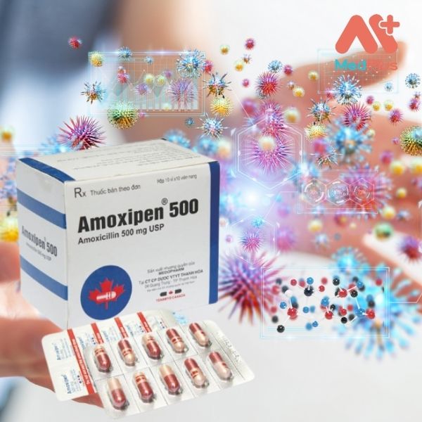 Thuốc Amoxipen 500mg điều trị và chống nhiễm khuẩn 