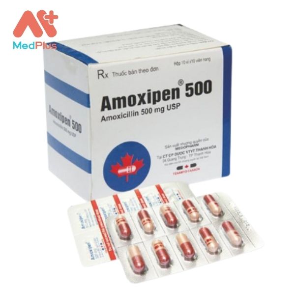 Hình ảnh minh họa cho thuốc Amoxipen 500mg