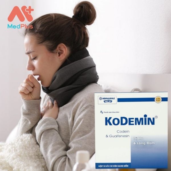 Thuốc Kodemin điều trị ho do cảm lạnh và nhiễm trùng hô hấp