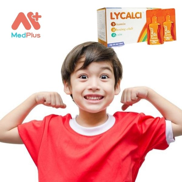 Thuốc Lycalci bổ sung Lysine, các Vitamin và khoáng chất cho trẻ