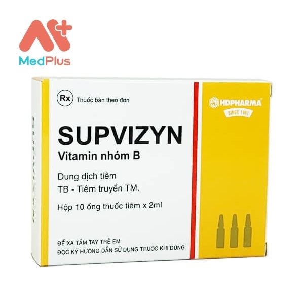 Thuốc tiêm Supvizyn bổ sung Vitamin nhóm B cho cơ thể 129 Thuốc tiêm Supvizyn bổ sung Vitamin nhóm B cho cơ thể
