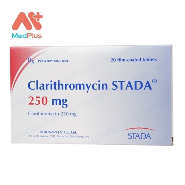 Thuốc Clarithromycin Stada 250mg: kháng sinh chống viêm