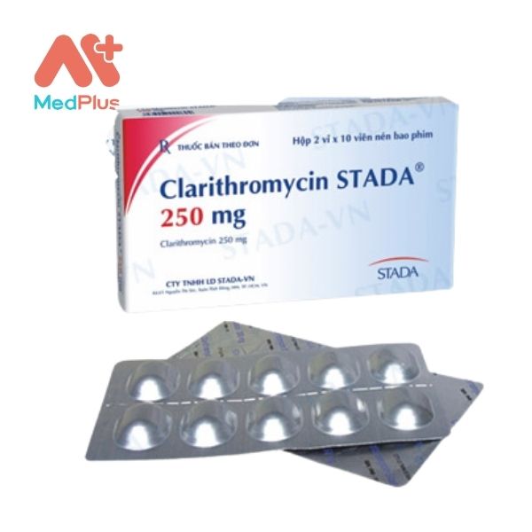 Hình ảnh của thuốc Clarithromyin Stada 250mg