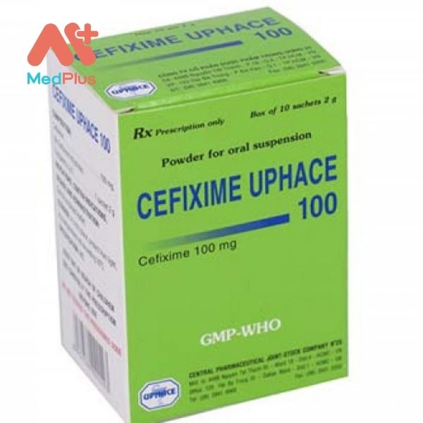 Thuốc kháng sinh Cefixime Uphace 100 dạng bột pha uống