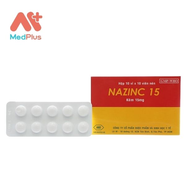 Hình ảnh minh họa cho thuốc Nazinc 15