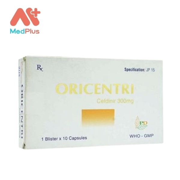 Thuốc Oricentri 300mg điều trị nhiễm khuẩn do chủng nhạy cảm