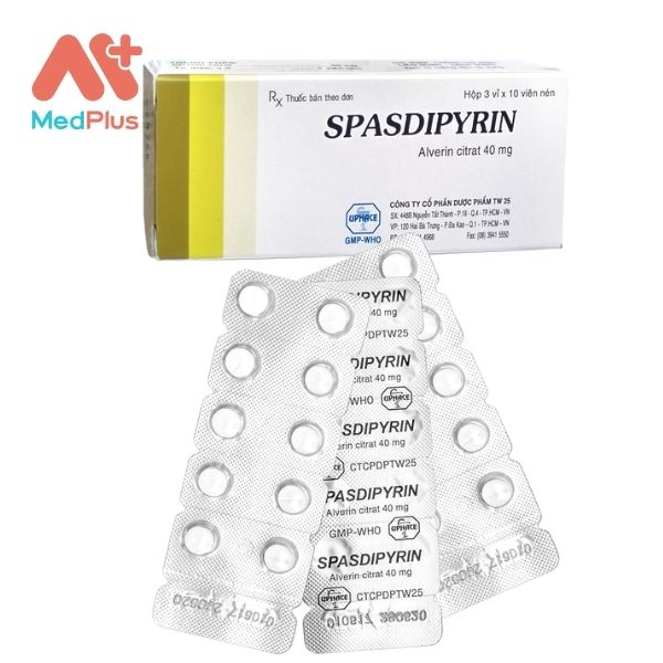 Thuốc Spasdipyrin: giảm đau do rối loạn chức năng tiêu hóa