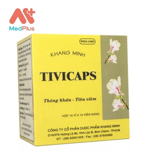 Thuốc Tivicaps điều trị viêm xoang, viêm mũi dị ứng hiệu quả