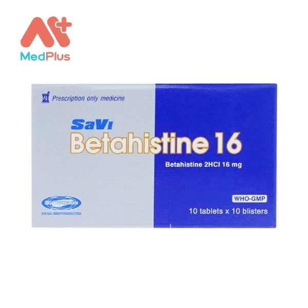 Thuốc Savi Betahistine 16 điều trị hội chứng Meniere