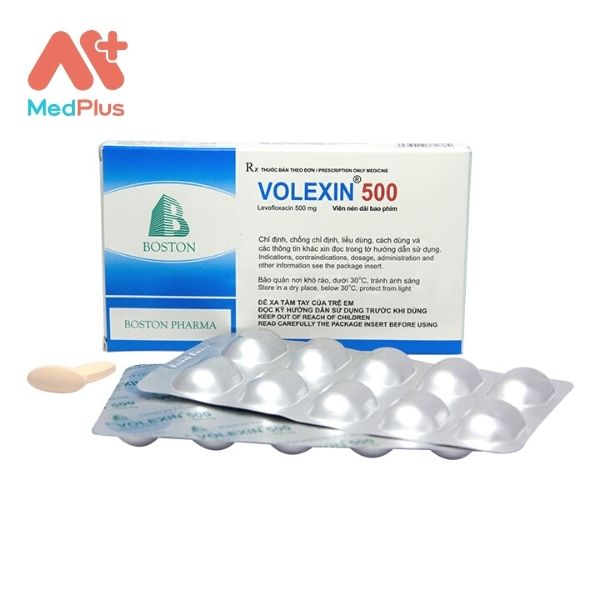 Thuốc Volexin 500 trị nhiễm khuẩn nhạy cảm với levofloxacin