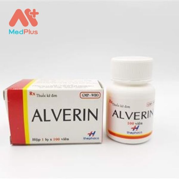 Thuốc Alverin 40mg điều trị hội chứng co thắt ruột kết