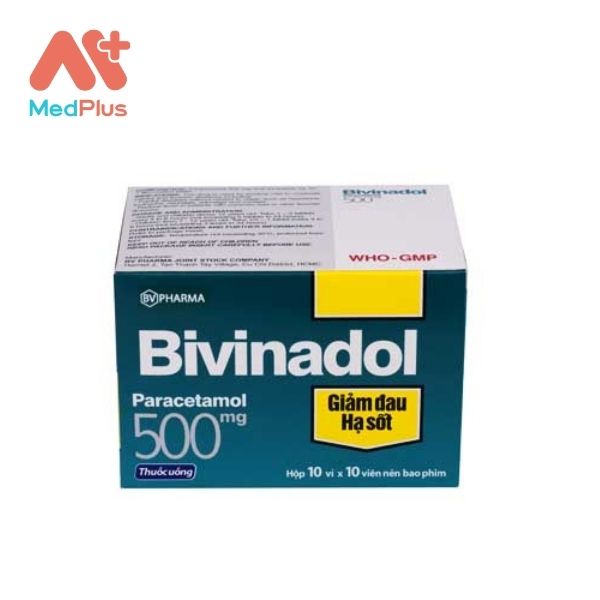 Thuốc Bivinadol 500 điều trị các cơn đau và giúp giảm sốt