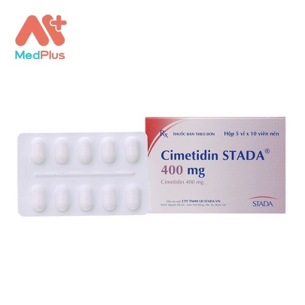 Hình ảnh minh họa cho thuốc Cimetidin Stada 400mg