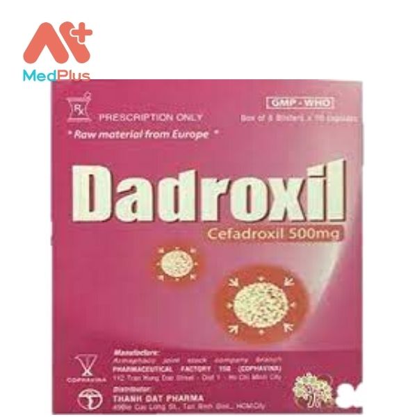 Thuốc dạng bột uống Dadroxil điều trị nhiễm khuẩn