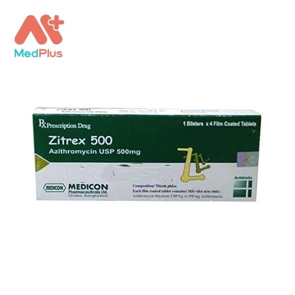 Hình ảnh minh họa cho thuốc Zitrex 500