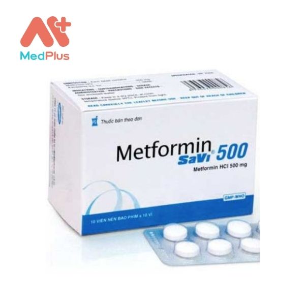Hình ảnh minh họa cho thuốc Metformin Savi 500