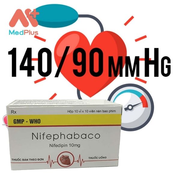 Thuốc Nifephabaco điều trị tăng huyết áp, đau thắt ngực