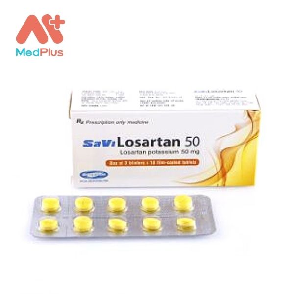 Thuốc SaVi Losartan 50 điều trị cao huyết áp