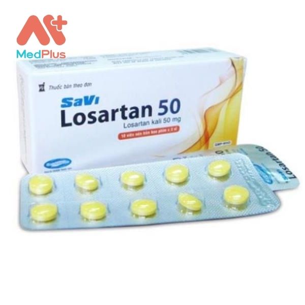 Hình ảnh minh họa cho thuốc Savi Losartan 50