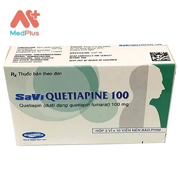 Thuốc Savi Quetiapine 100 giúp ổn định tâm thần