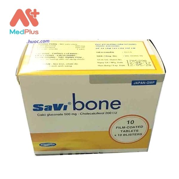 Thuốc SaViBone điều trị loãng xương, bổ sung Canxi