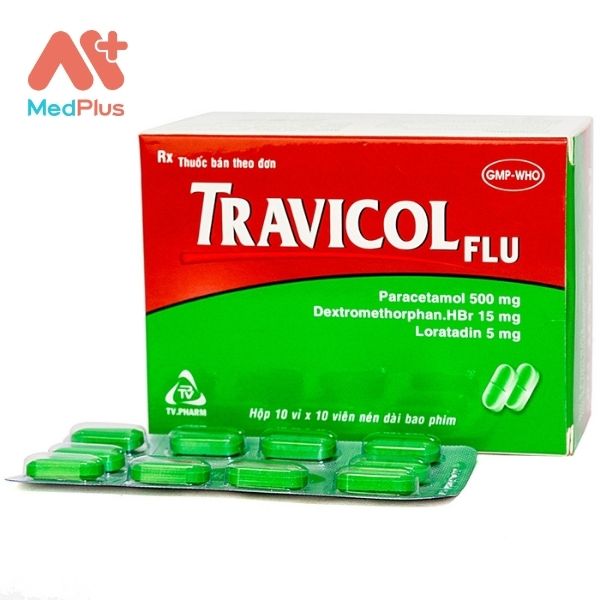 Thuốc Travicol Flu điều trị cảm cúm và giúp giảm đau