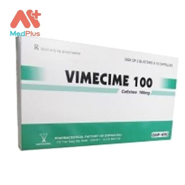 Thuốc kháng sinh Vimecime 100 điều trị nhiễm khuẩn
