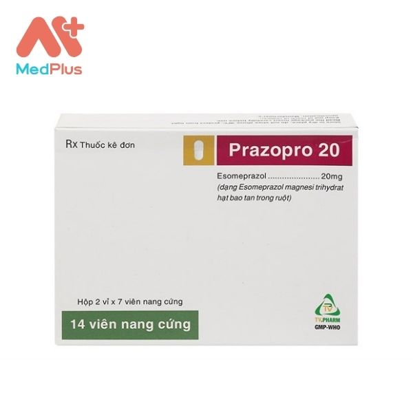Thuốc Prazopro 20 điều trị loét - trào ngược dạ dày