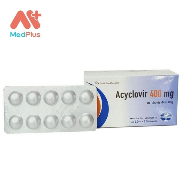 Hình ảnh minh họa cho thuốc Acyclovir 400mg
