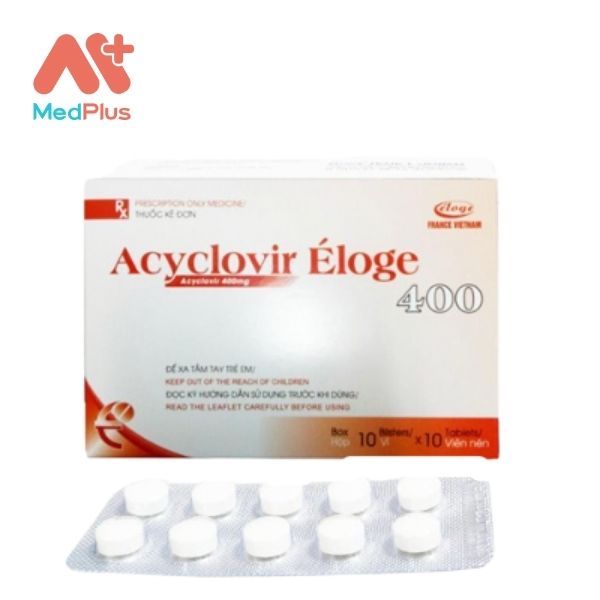 Hình ảnh minh họa cho thuốc Acyclovir Éloge 400