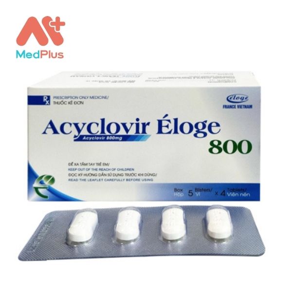 Hình ảnh minh họa cho thuốc Acyclovir Éloge 800