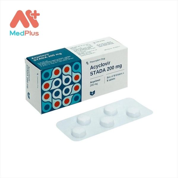 Thuốc Acyclovir Stada 200 mg điều trị nhiễm Herpes Simplex