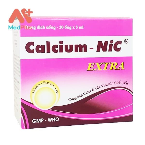 Thuốc Calcium-Nic Extra giúp bổ sung Vitamin và Calci