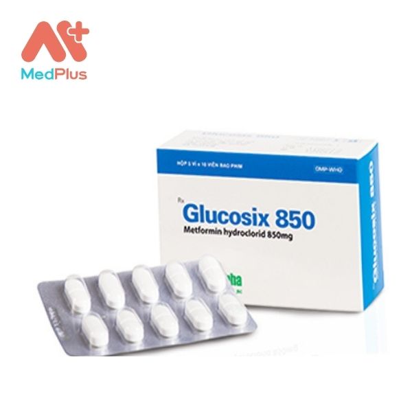 Hình ảnh minh họa cho thuốc Glucosix 850