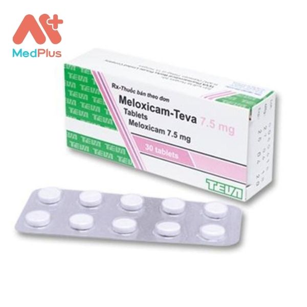 Hình ảnh minh họa cho thuốc Meloxicam-Teva 7.5 mg