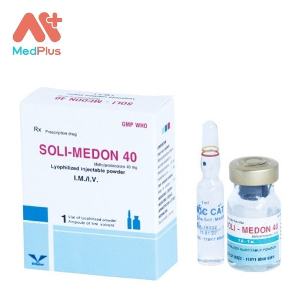 Thuốc Soli-Medon 40 dạng bột tiêm đông khô và cách sử dụng 