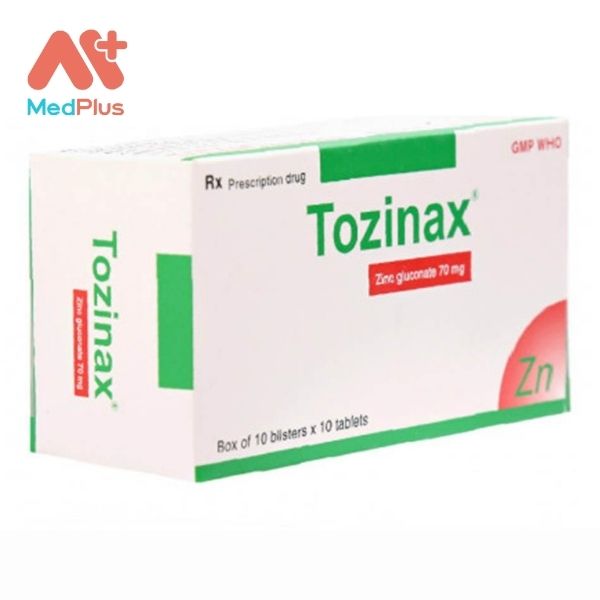 Tozinax Chế phẩm bổ sung và dự phòng thiếu kẽm