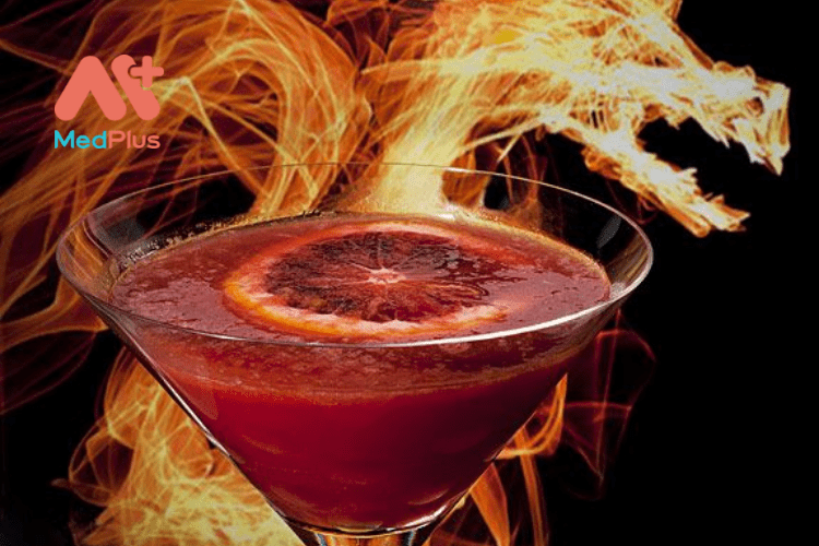 Dragon’s Heart Cocktail loại cocktail rượu mùi gừng hấp dẫn